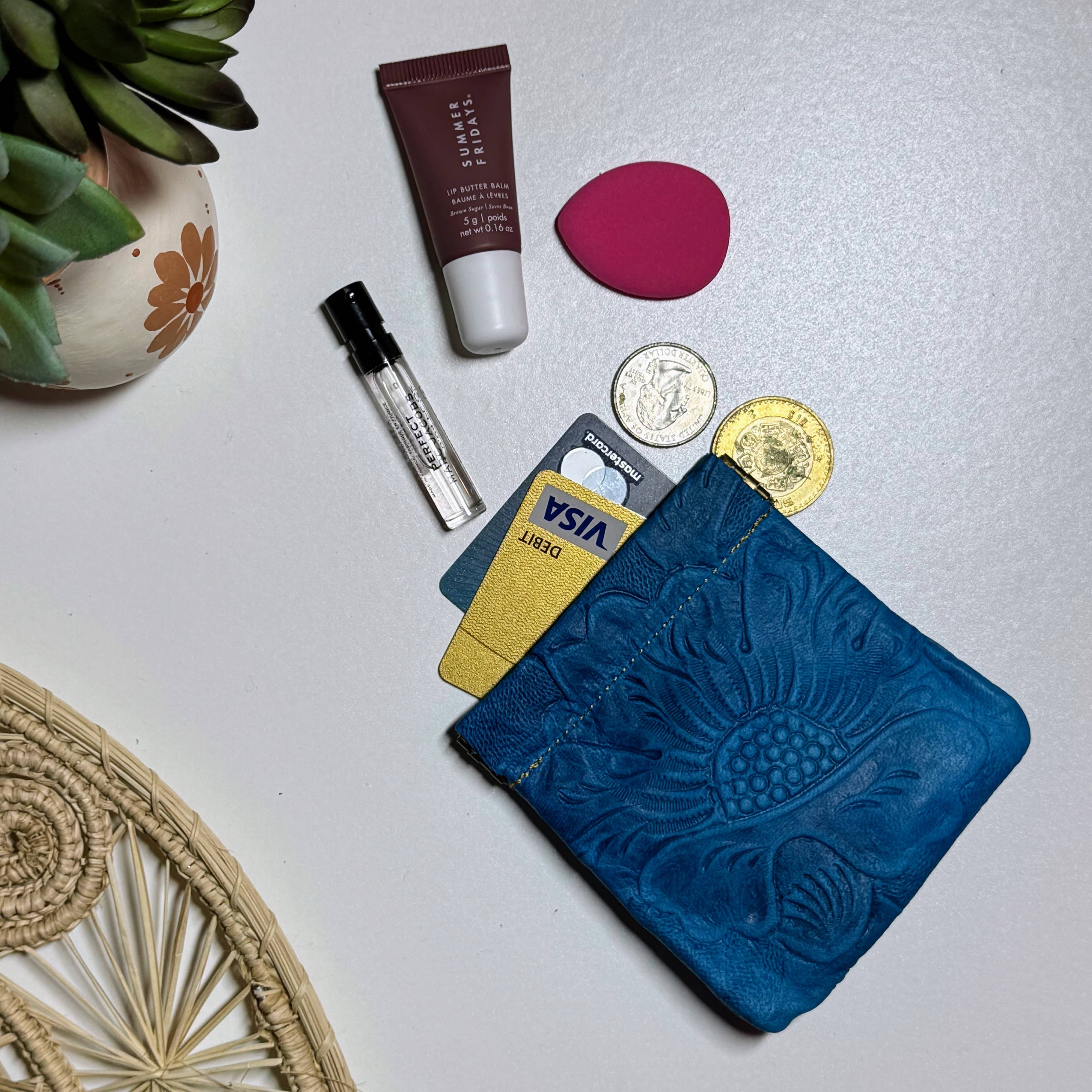 Bella Monedero | Azul Aqua - Mirasol Accessories