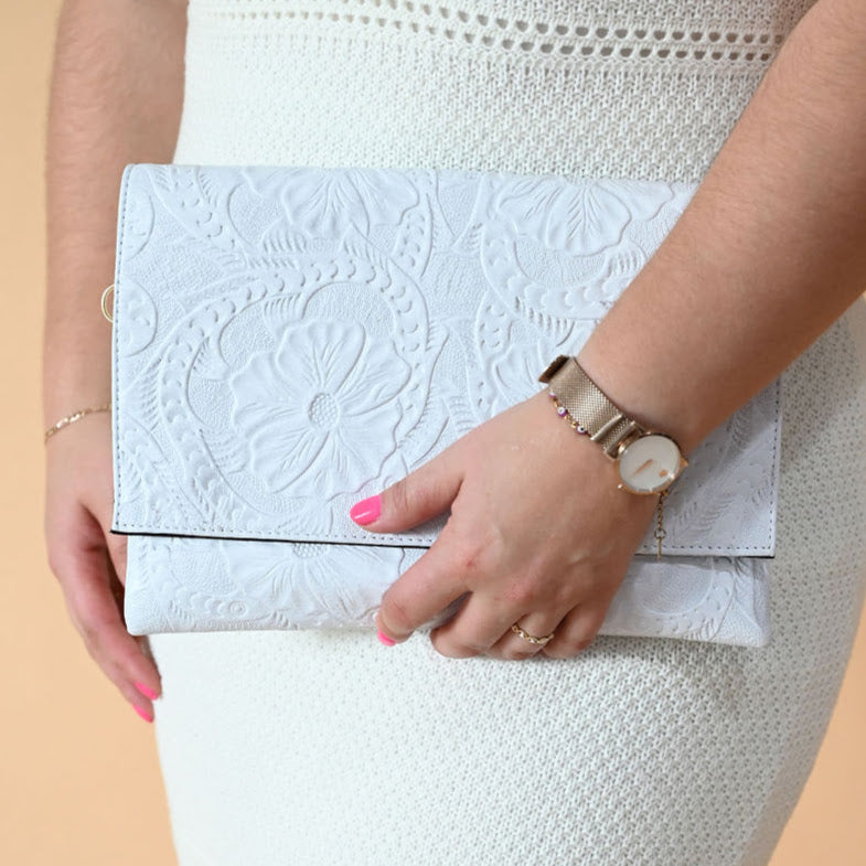 Esme Leather Crossbody Clutch | Paloma - Mirasol Accessories
