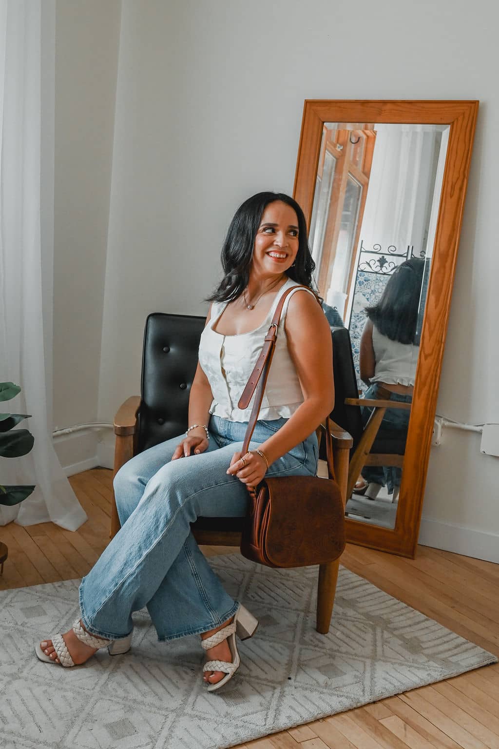 Gabriela Leather Crossbody - Mirasol Accessories
