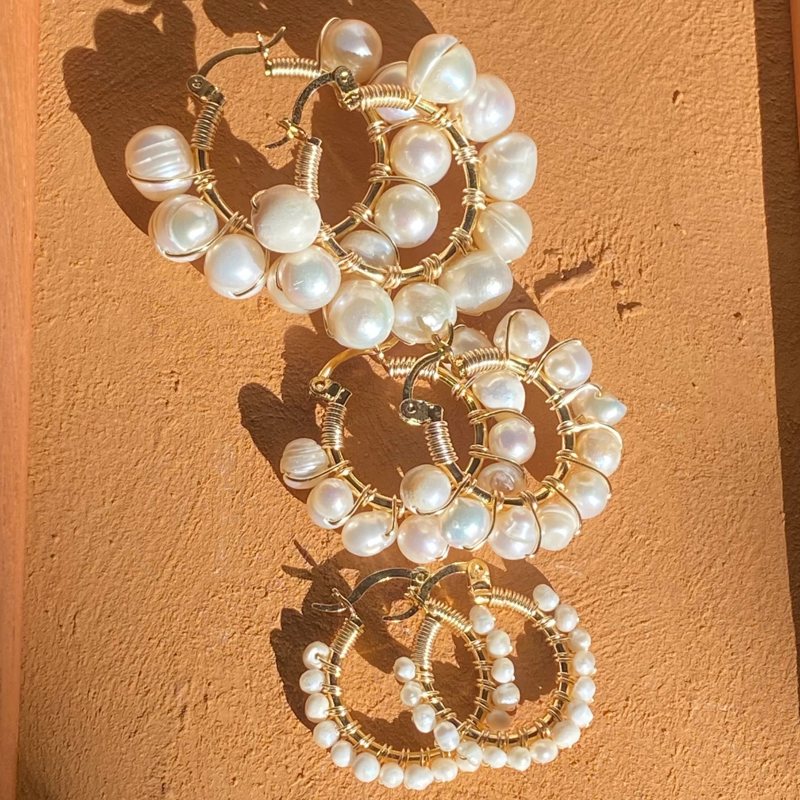 Nayeli Earrings Artesanales | Small Pearl - Mirasol Accessories