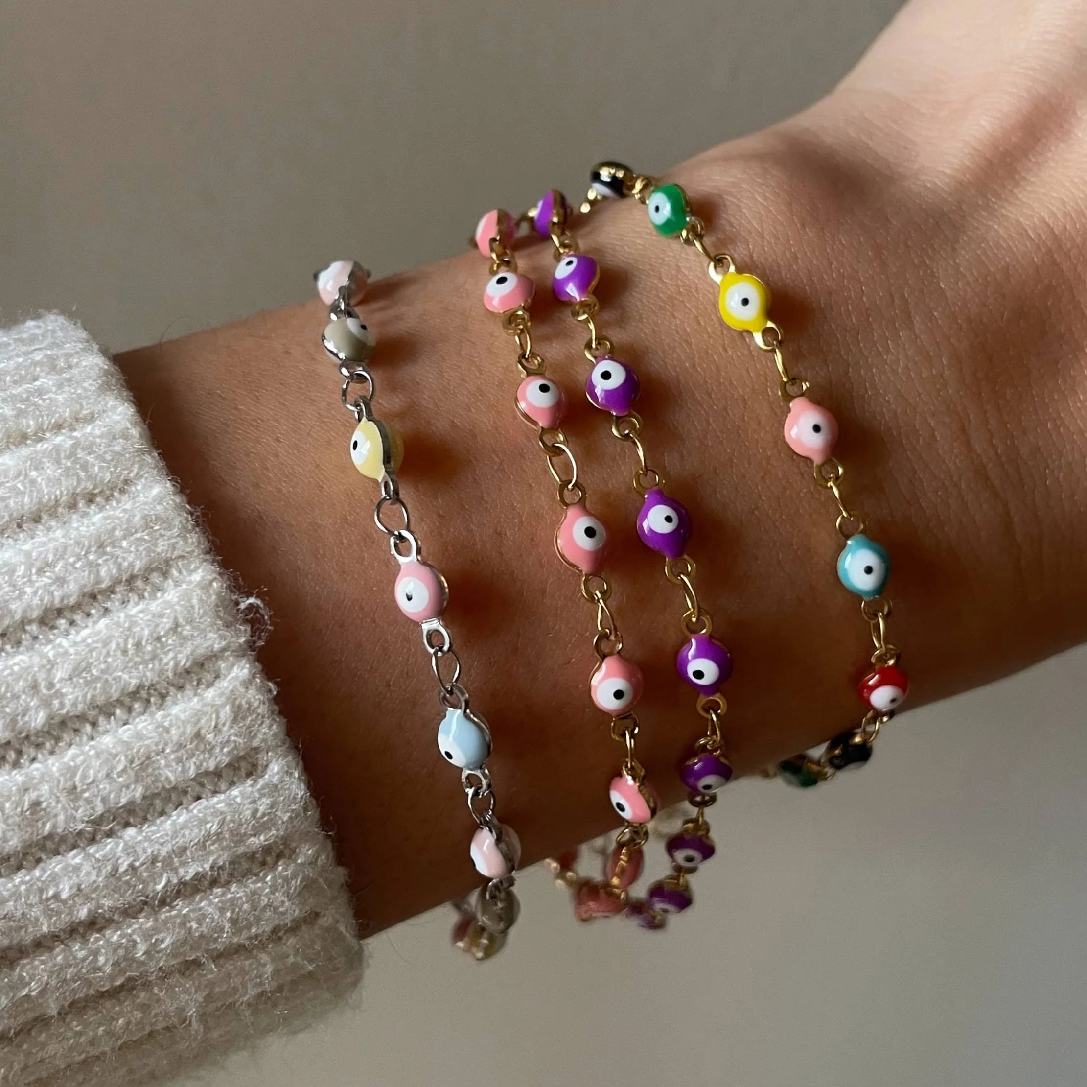 Ojitos Bracelet | Silver - Mirasol Accessories