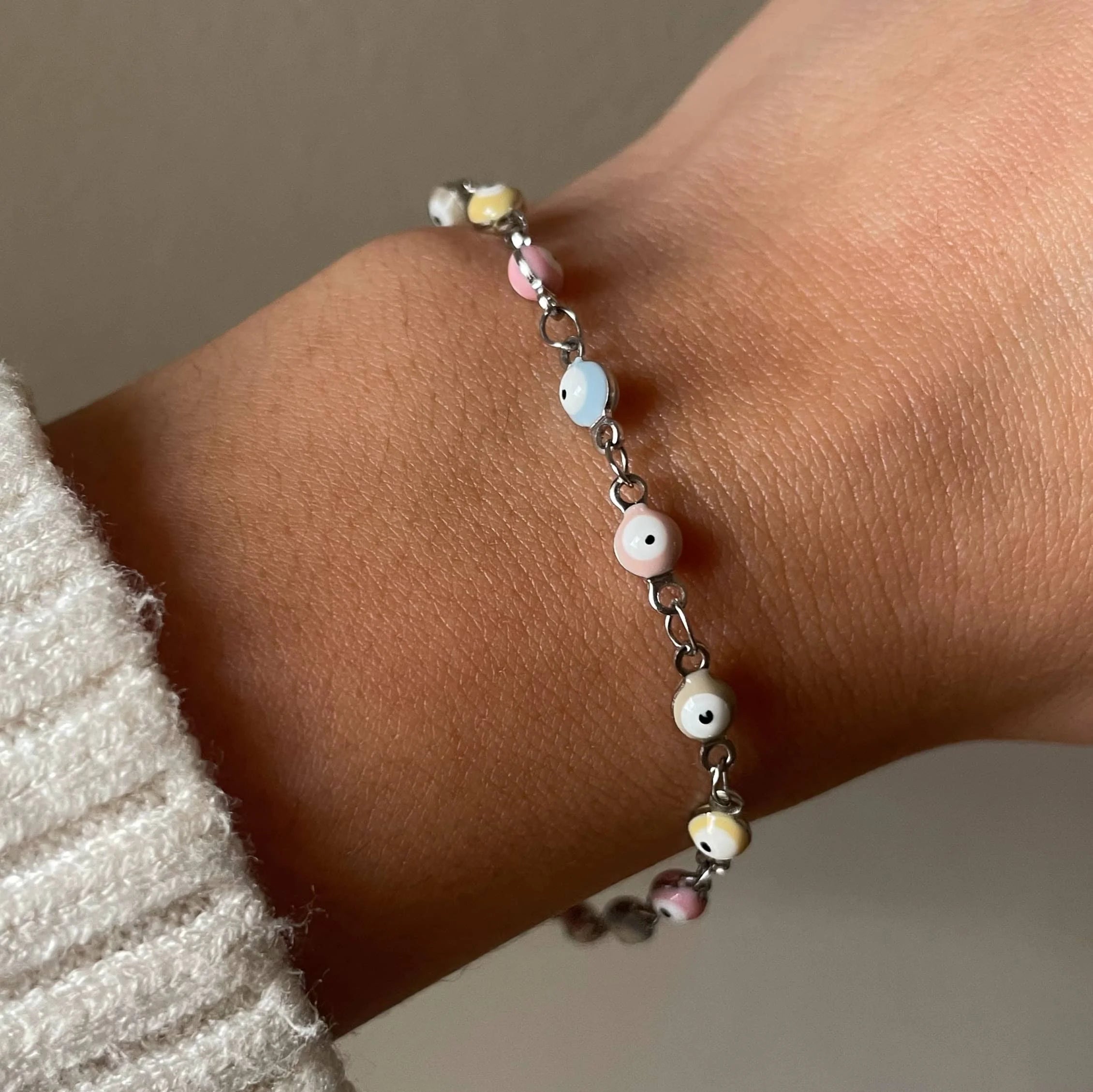 Ojitos Bracelet | Silver - Mirasol Accessories