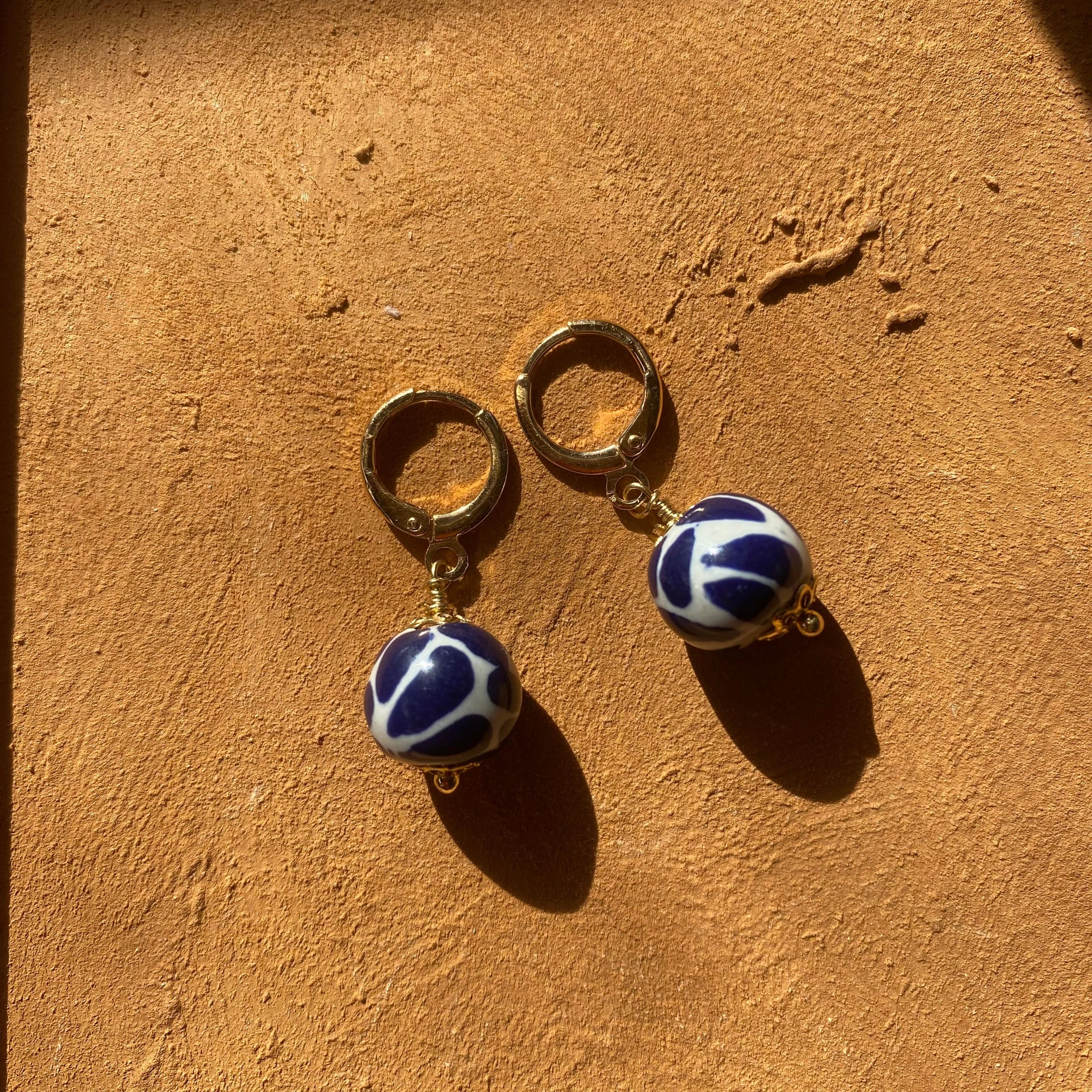 Silvana Talavera Earring Artesanal | Azul - Mirasol Accessories