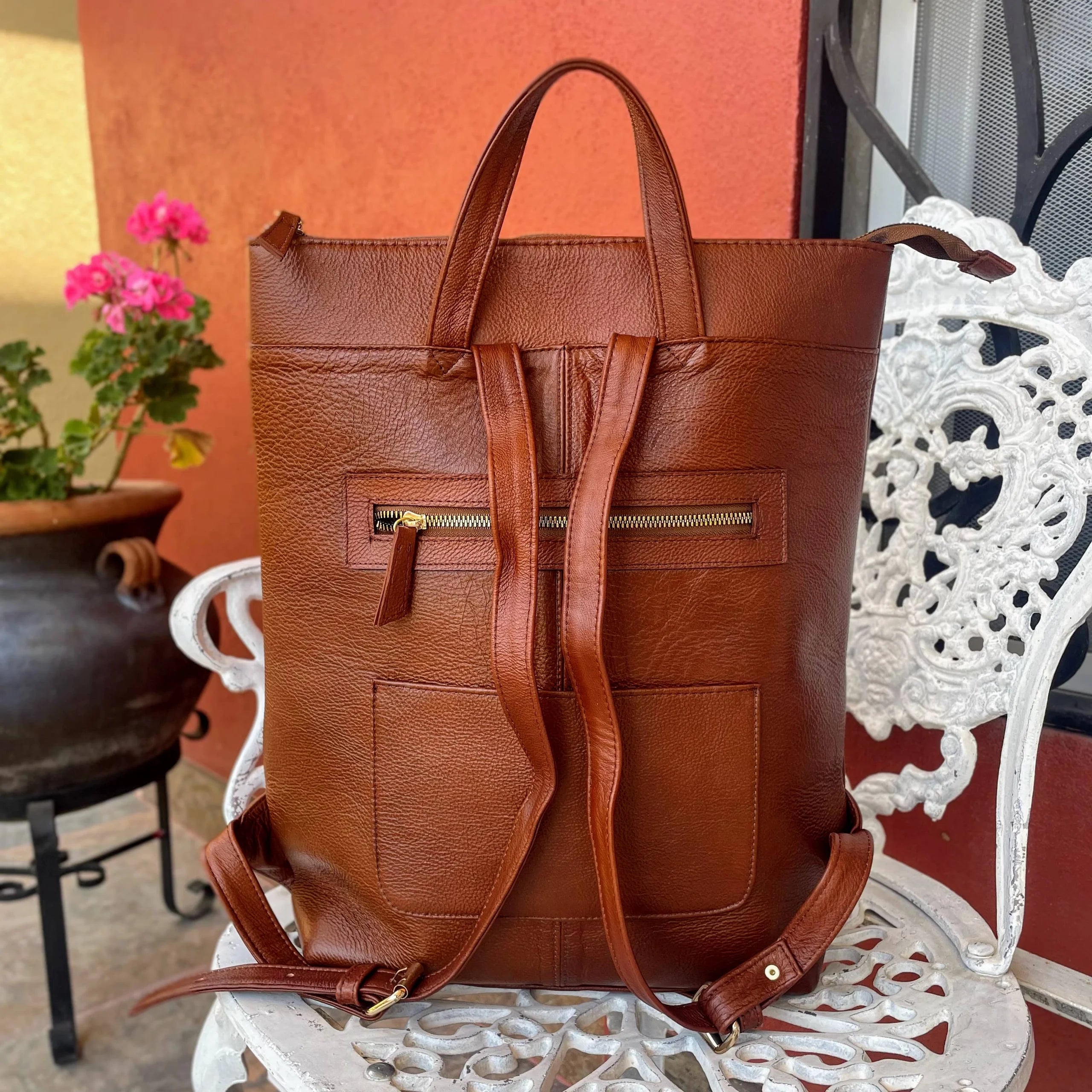 Luisa Embroidered Laptop Backpack - Mirasol Accessories