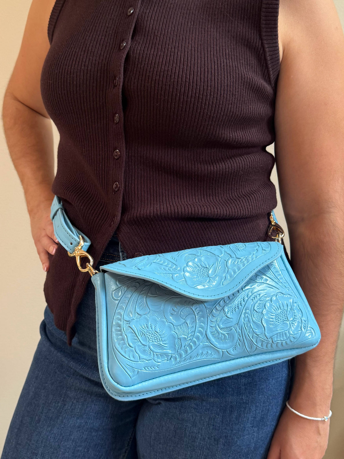 Adriana Convertible Mini |Cielo Azul