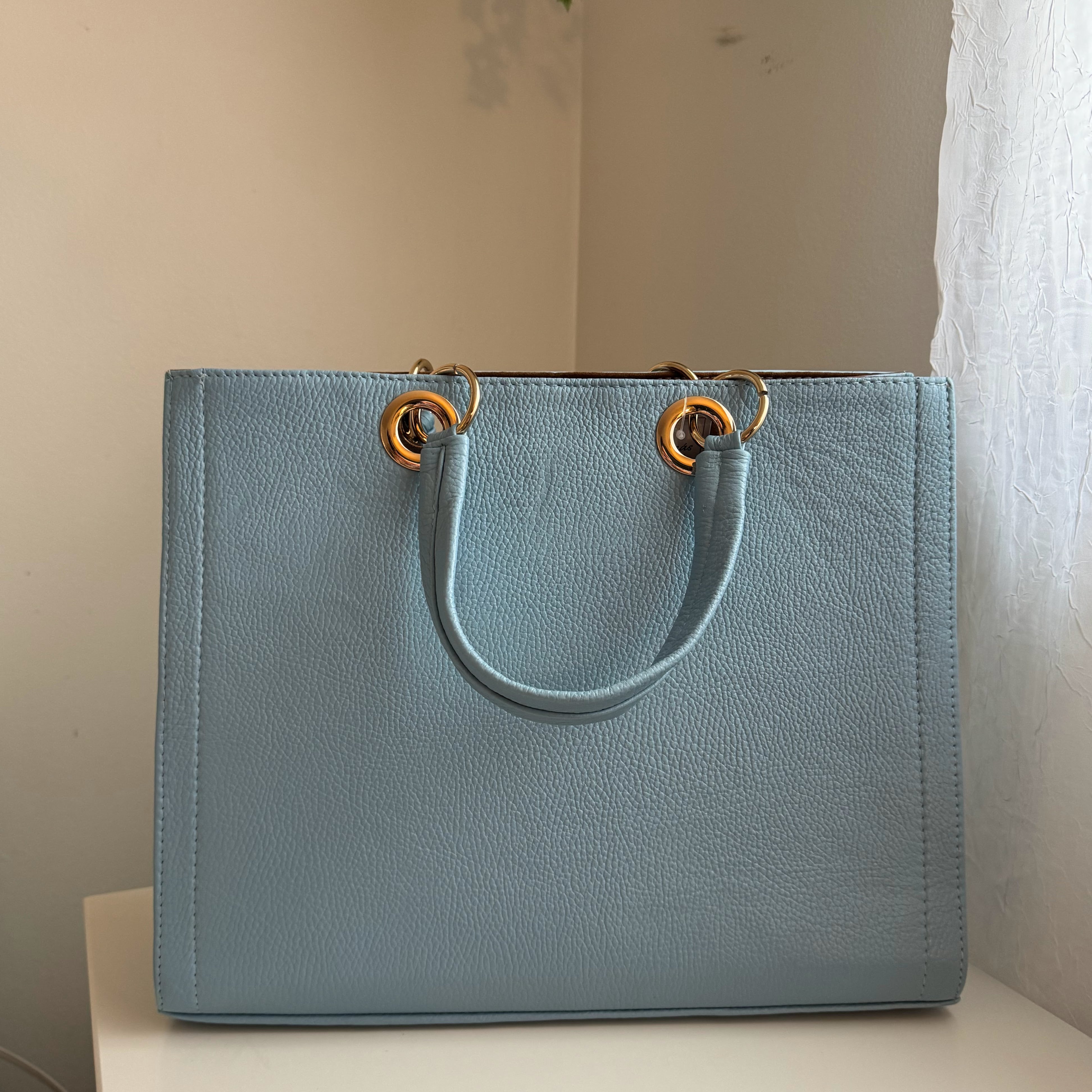 Jacqueline Tooled Leather Tote | Cielo Azul