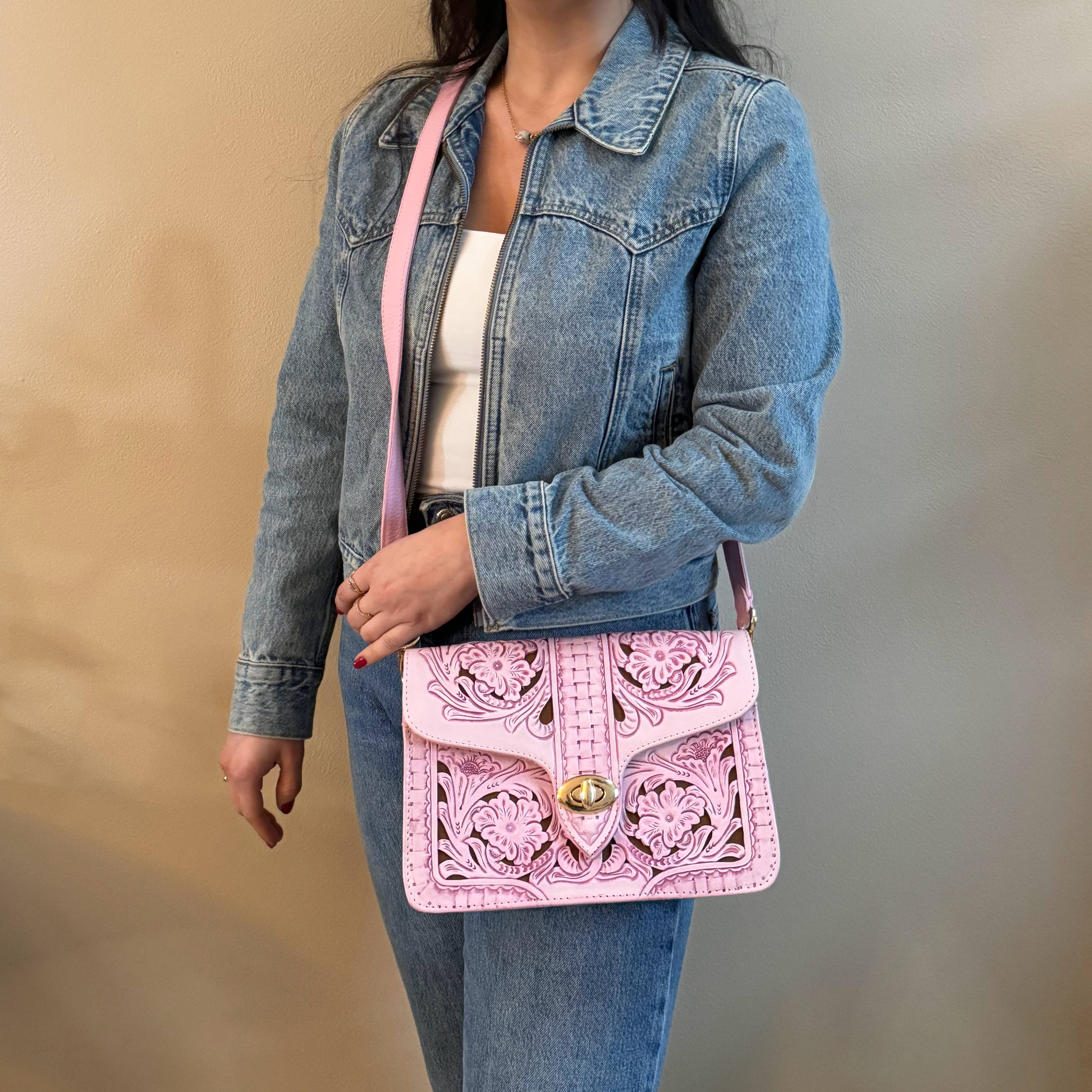 Mayte Tooled Crossbody | Rosita