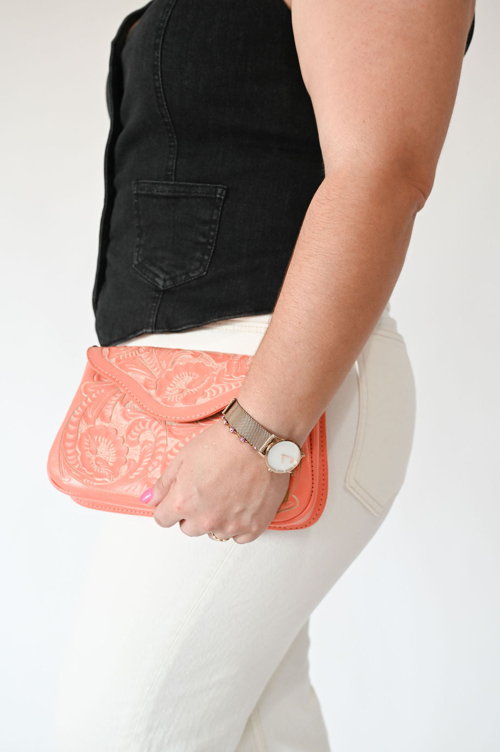 Adriana Convertible Mini | Coral - Mirasol Accessories