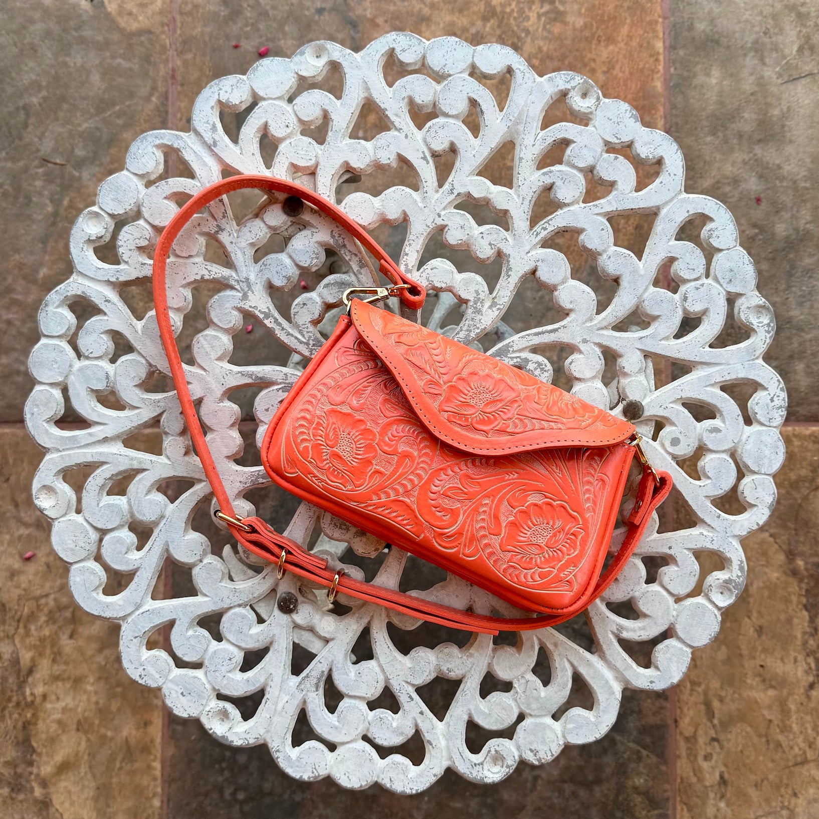 Adriana Convertible Mini | Coral - Mirasol Accessories