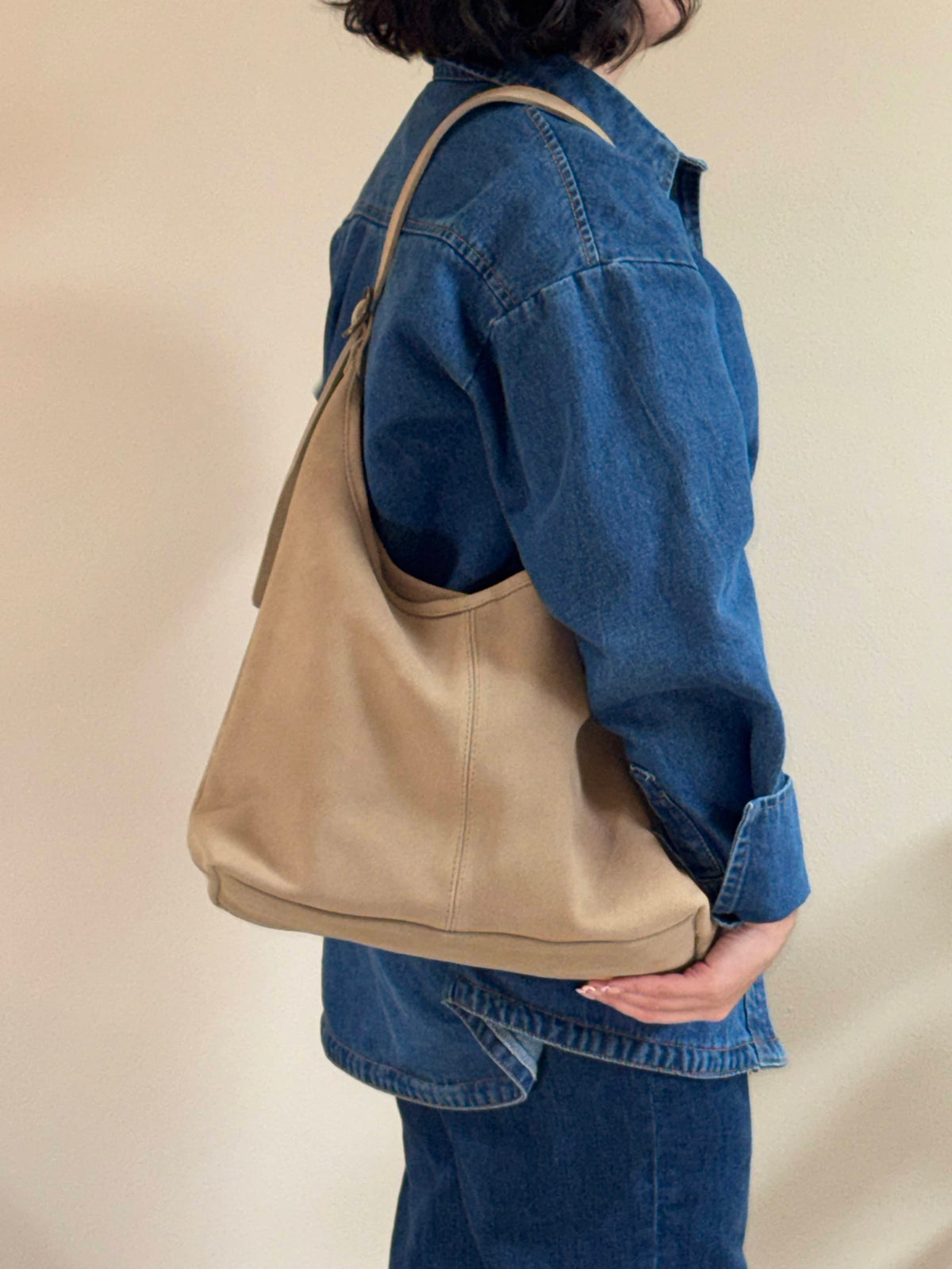 Mariana Suede Shoulder Bag | Arena - Mirasol Accessories