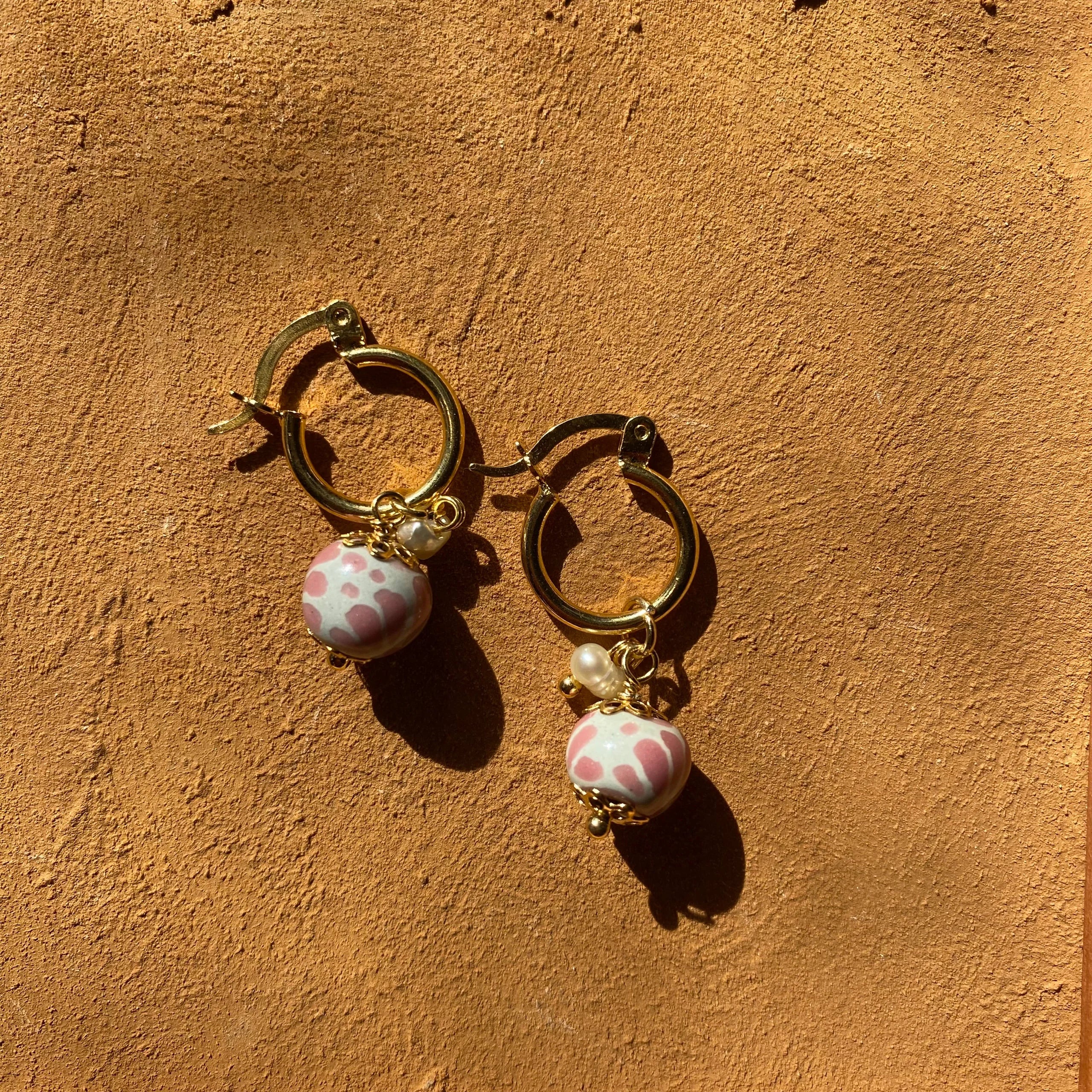 Isela Talavera Earrings| Mauve