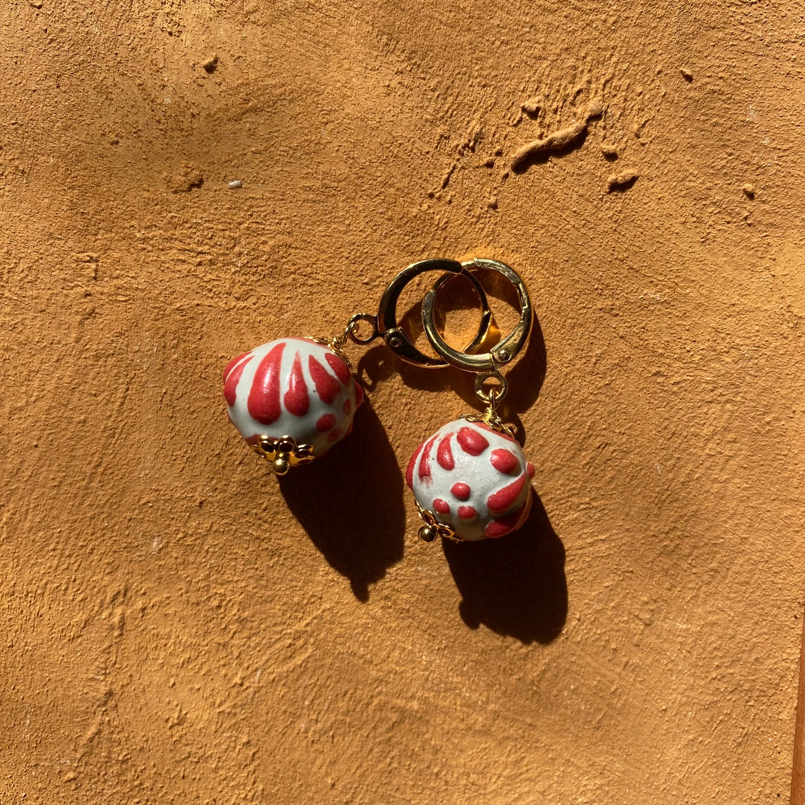 Silvana Talavera Earring Artesanal | Coral