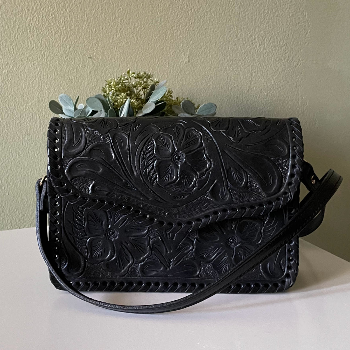 Fidelio Black Leather Convertible Purse Black All For Love Convertible Shoulder Designer Leather  main image 4